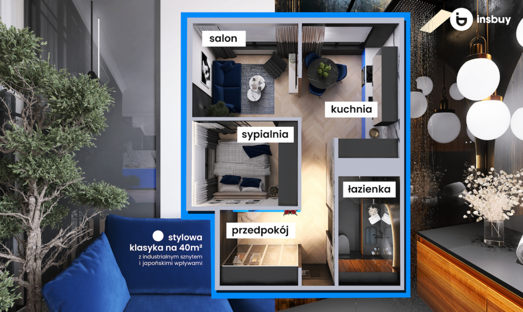 projekt wnętrza | piękne wnętrza | insbuy | urządzanie wnętrz | aranżacja wnętrz | jak urządzić małe mieszkanie 