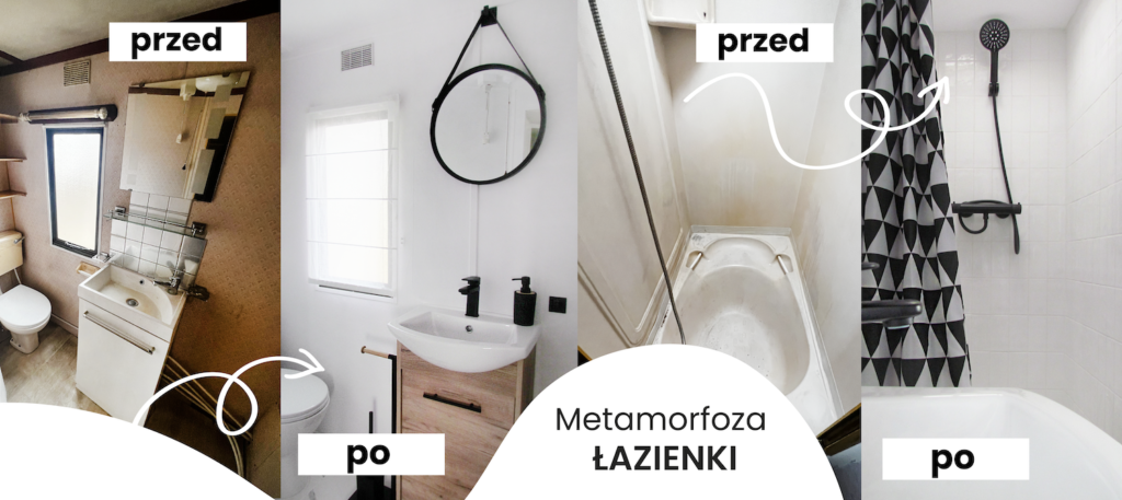 łazienka w domku holenderskim | insbuy | urządzanie wnętrz