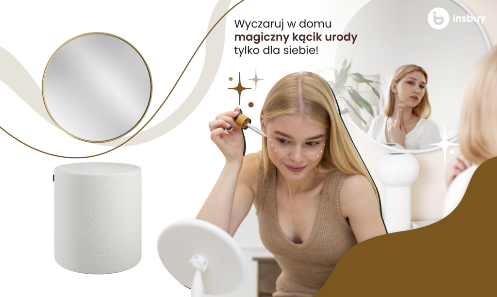 piękne meble i dodatki do sypialni | toaletki | lustra | Insbuy | urządzanie wnętrz