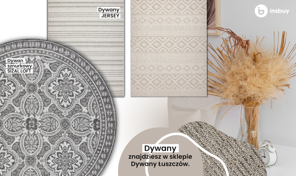 dywany w stylu boho insbuy urządzanie wnętrz